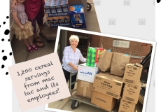 Food drives from LulaRue and MacTac